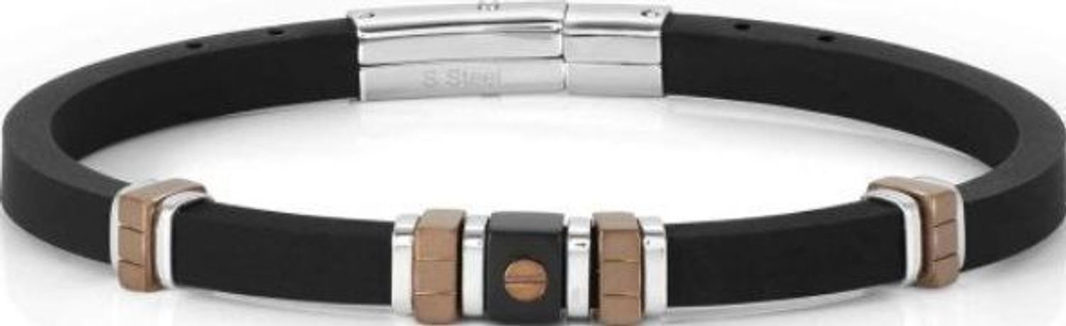 Bransoletka męska CITY Elegance Edition Śrubka czekoladowa 028808 028.jpg